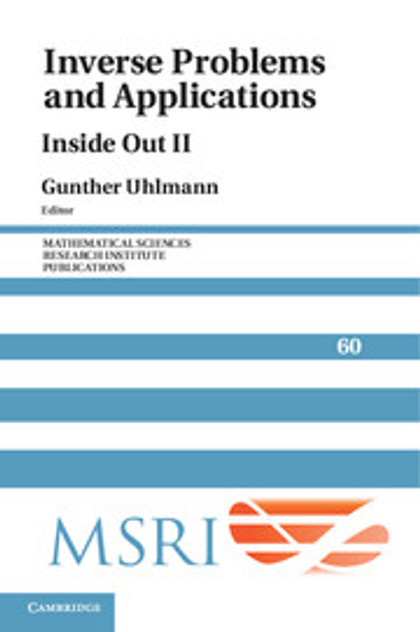 Inverse Problems and Applications Inverse Problems and Applications