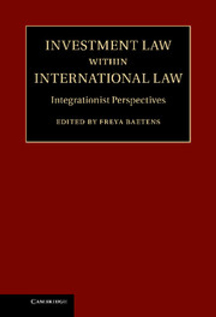 Investment Law within International Law Investment Law within International Law