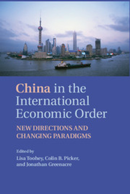 China in the International Economic Order China in the International Economic Order