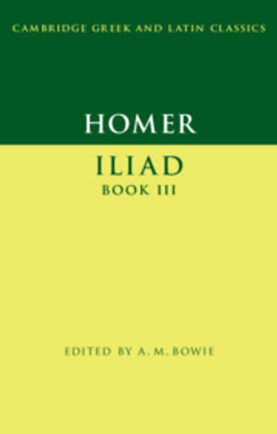 Homer: Iliad Book III Homer: Iliad Book III