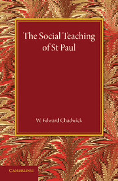 The Social Teaching of St Paul The Social Teaching of St Paul