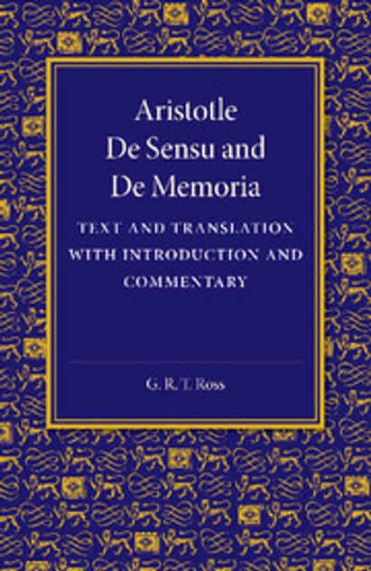 De sensu and De memoria De sensu and De memoria