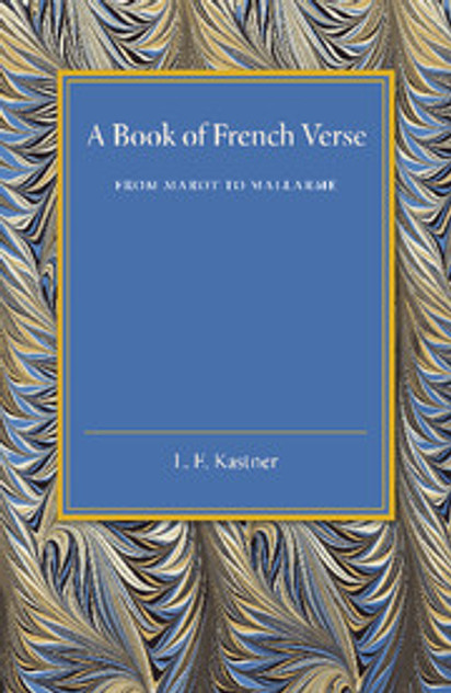 A Book of French Verse A Book of French Verse