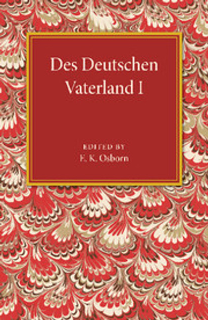 Des Deutschen Vaterland Des Deutschen Vaterland