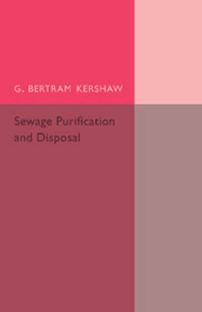 Sewage Purification and Disposal Sewage Purification and Disposal