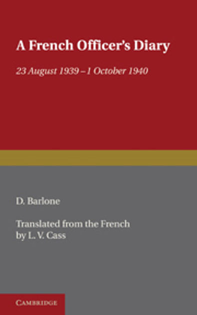 A French Officer's Diary A French Officer's Diary