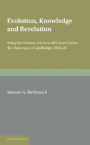 Evolution, Knowledge and Revelation