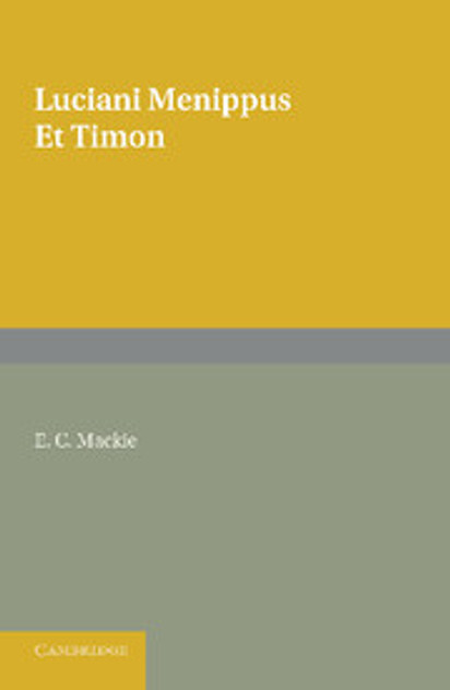 Menippus et Timon Menippus et Timon