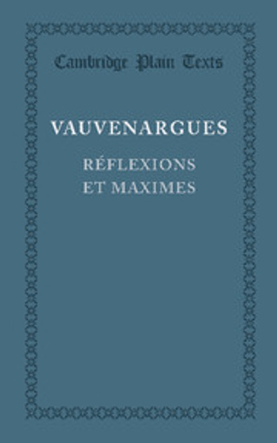 Reflexions et maximes Reflexions et maximes