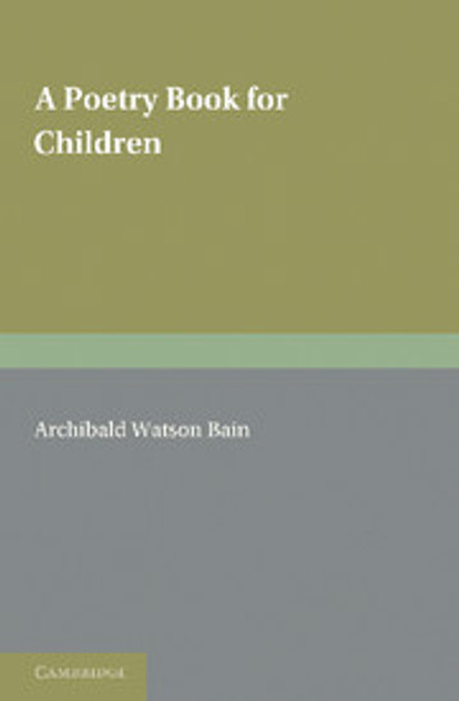 A Poetry Book for Children A Poetry Book for Children