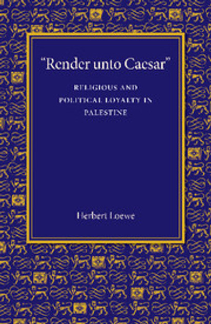 'Render unto Caesar'
