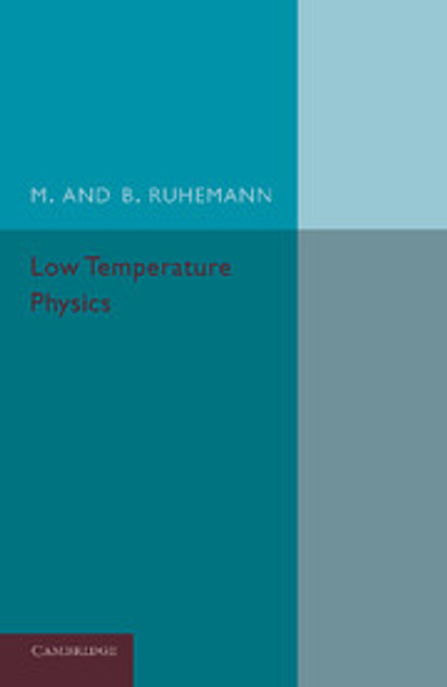 Low Temperature Physics Low Temperature Physics