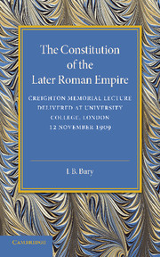 The Constitution of the Later Roman Empire