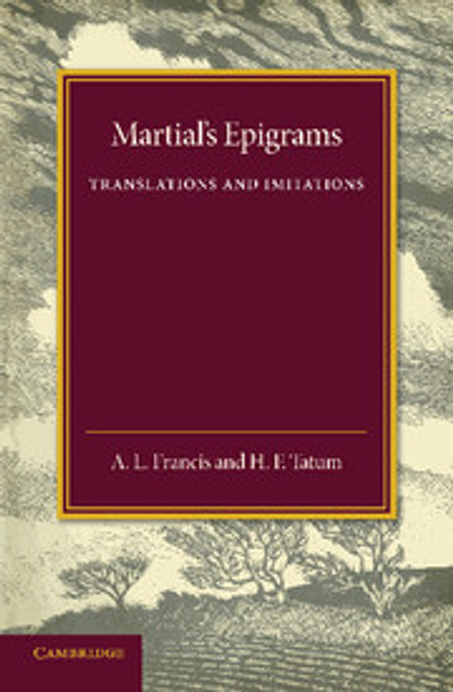 Martial's Epigrams Martial's Epigrams
