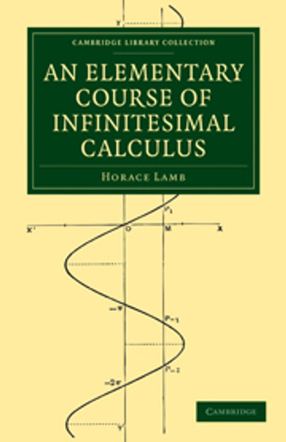 An Elementary Course of Infinitesimal Calculus An Elementary Course of Infinitesimal Calculus