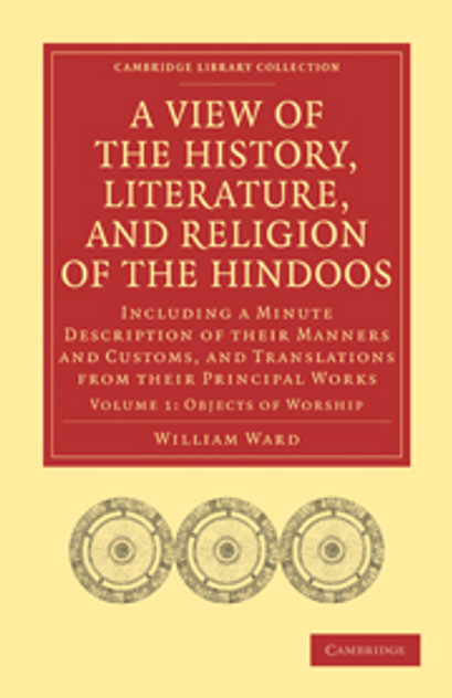 A View of the History, Literature, and Religion of the Hindoos A View of the History, Literature, and Religion of the Hindoos