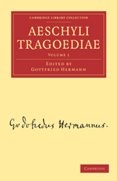 Aeschyli Tragoediae Aeschyli Tragoediae