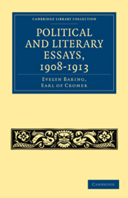 Political and Literary Essays, 1908-1913 Political and Literary Essays, 1908-1913