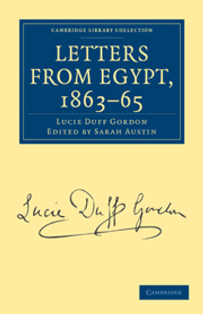 Letters from Egypt, 1863-65 Letters from Egypt, 1863-65