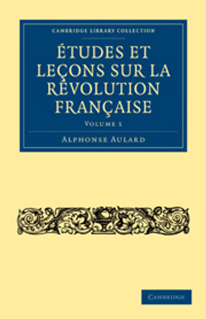 Études et leçons sur la Révolution Française Études et leçons sur la Révolution Française