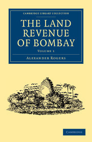 The Land Revenue of Bombay