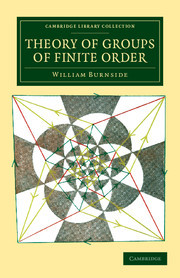 Theory of Groups of Finite Order