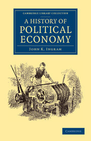 A History of Political Economy