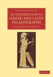 An Introduction to Greek and Latin Palaeography
