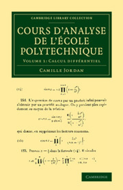 Cours d'analyse de l'ecole polytechnique Cours d'analyse de l'ecole polytechnique