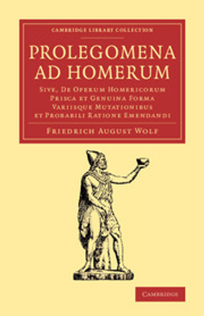 Prolegomena ad Homerum Prolegomena ad Homerum