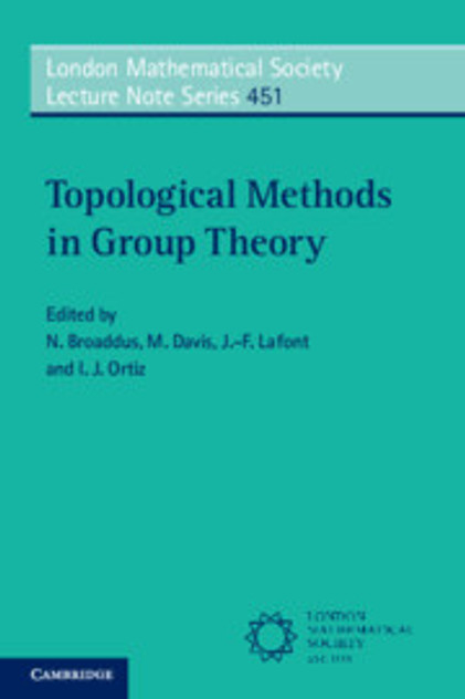 Topological Methods in Group Theory Topological Methods in Group Theory