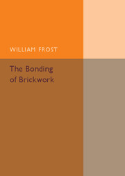 The Bonding of Brickwork