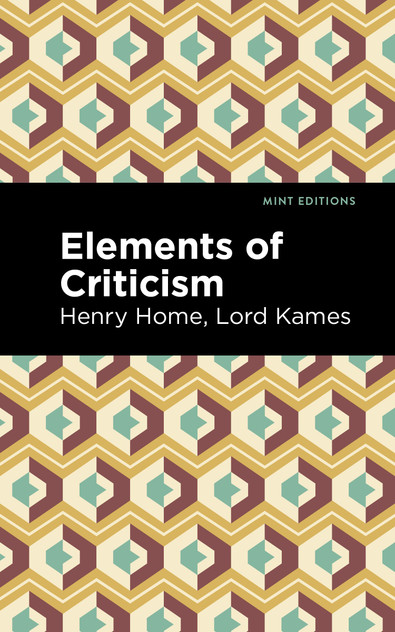 Elements of Criticism Elements of Criticism