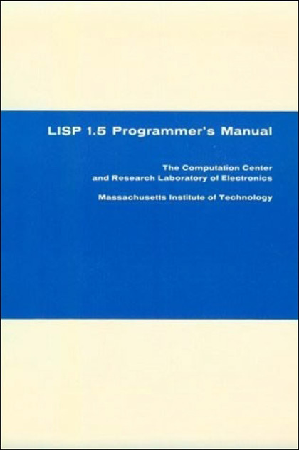LISP 1.5 Programmer's Manual