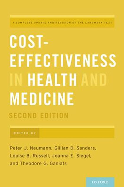 Cost-Effectiveness in Health and Medicine Cost-Effectiveness in Health and Medicine