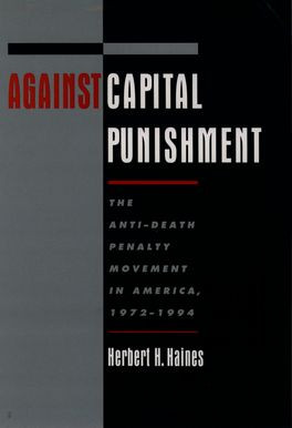 Against Capital Punishment