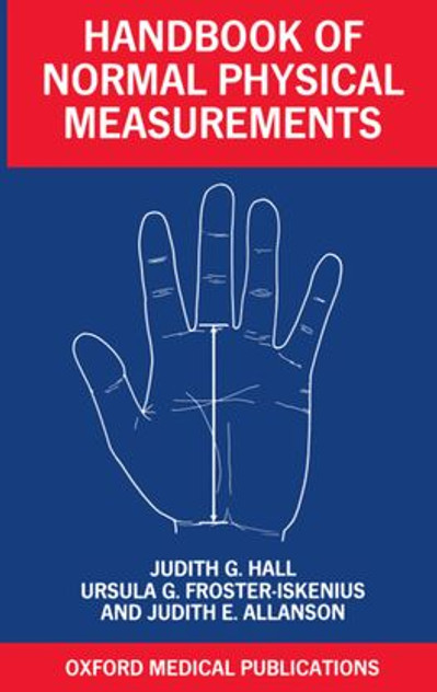 Handbook of Normal Physical Measurements Handbook of Normal Physical Measurements