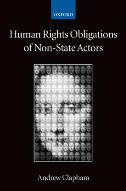 Human Rights Obligations of Non-State Actors Human Rights Obligations of Non-State Actors
