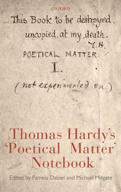 Thomas Hardy's 'Poetical Matter' Notebook