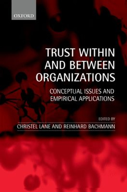 Trust Within and Between Organizations
