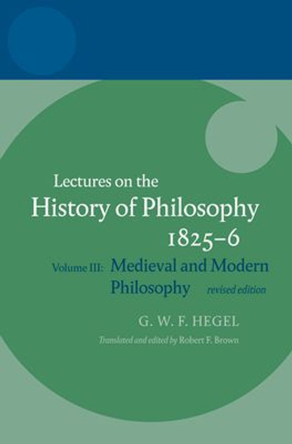 Lectures on the History of Philosophy