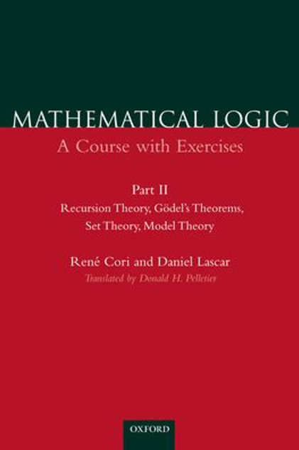 Mathematical Logic: A Course with Exercises Mathematical Logic: A Course with Exercises
