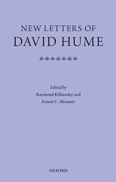 New Letters of David Hume New Letters of David Hume