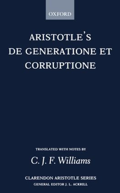 De Generatione et Corruptione De Generatione et Corruptione