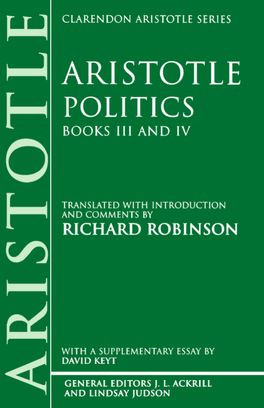 Politics, Books III and IV