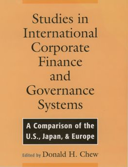 Studies in International Corporate Finance and Governance Systems Studies in International Corporate Finance and Governance Systems