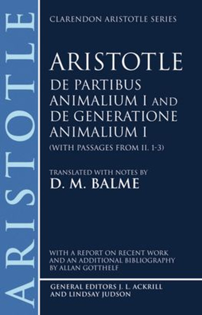 De Partibus Animalium I and De Generatione Animalium I