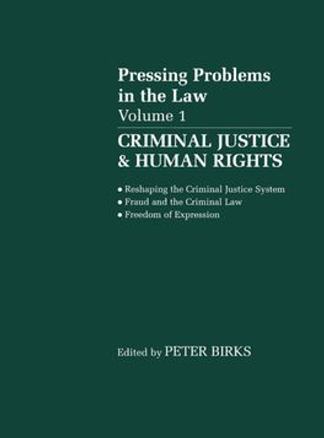 Criminal Justice and Human Rights Criminal Justice and Human Rights