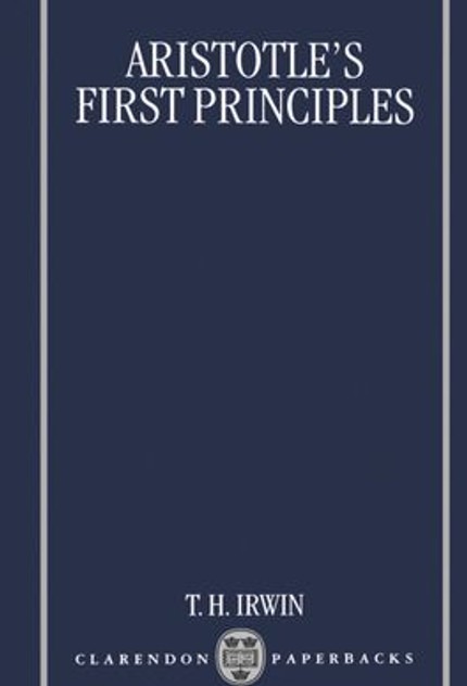 Aristotle's First Principles Aristotle's First Principles