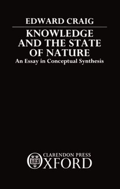 Knowledge and the State of Nature Knowledge and the State of Nature